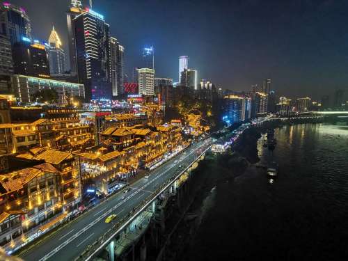 洪崖洞民俗风貌区（千厮门大桥观景） 参考图 1